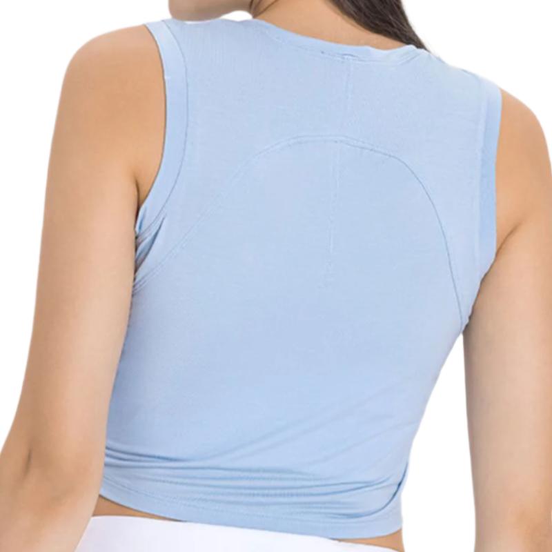 Ruched Wide Strap Active Tank