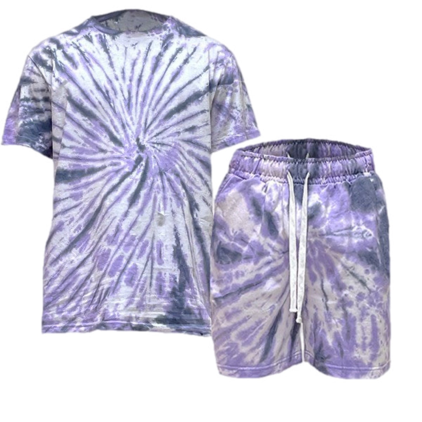 Groovy Vibes Tie-Dye Shirt and Short Set