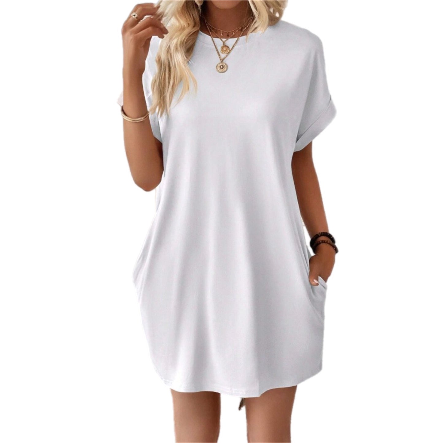 Casual Loose-Fit T-Shirt Dress