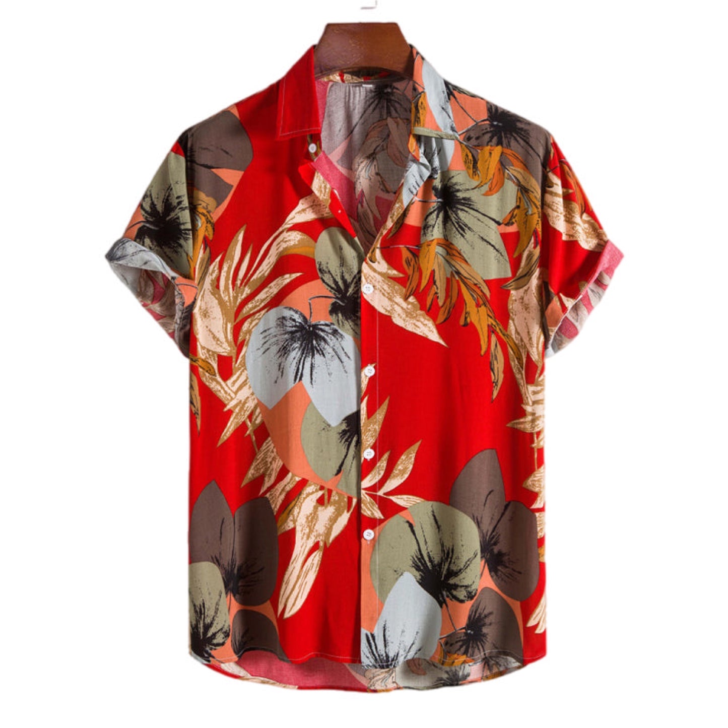 Hawaiian Short Sleeve Button Up Shirt