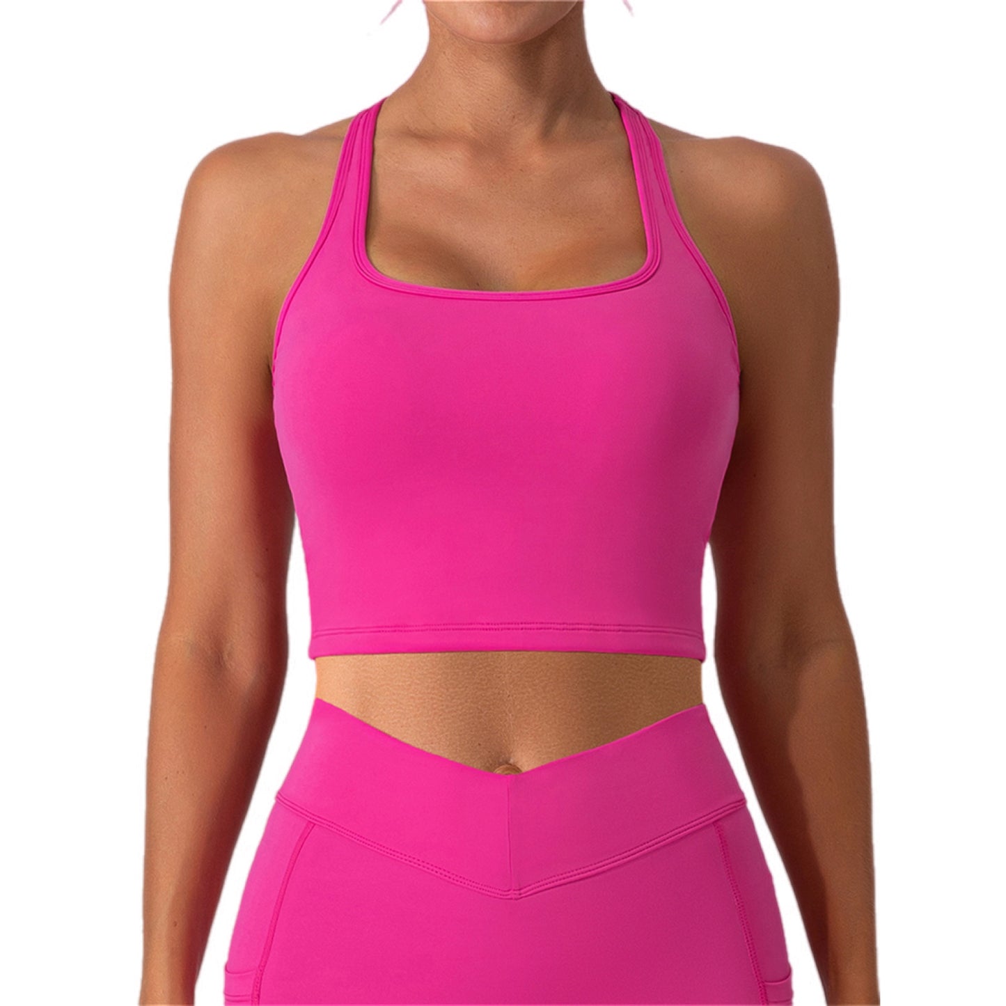 Activewear Racerback Cropped Tank