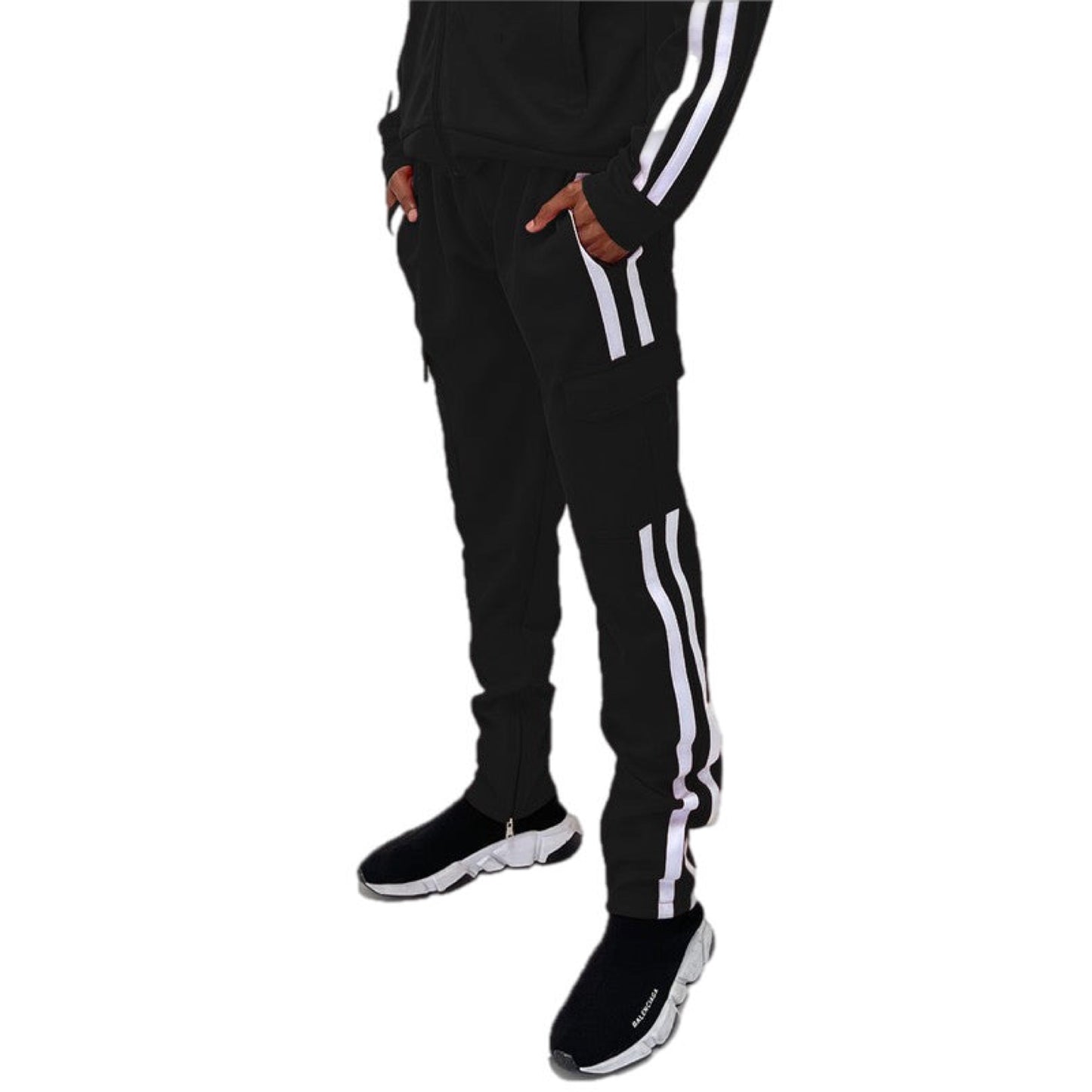 Athletic Striped Track Pants