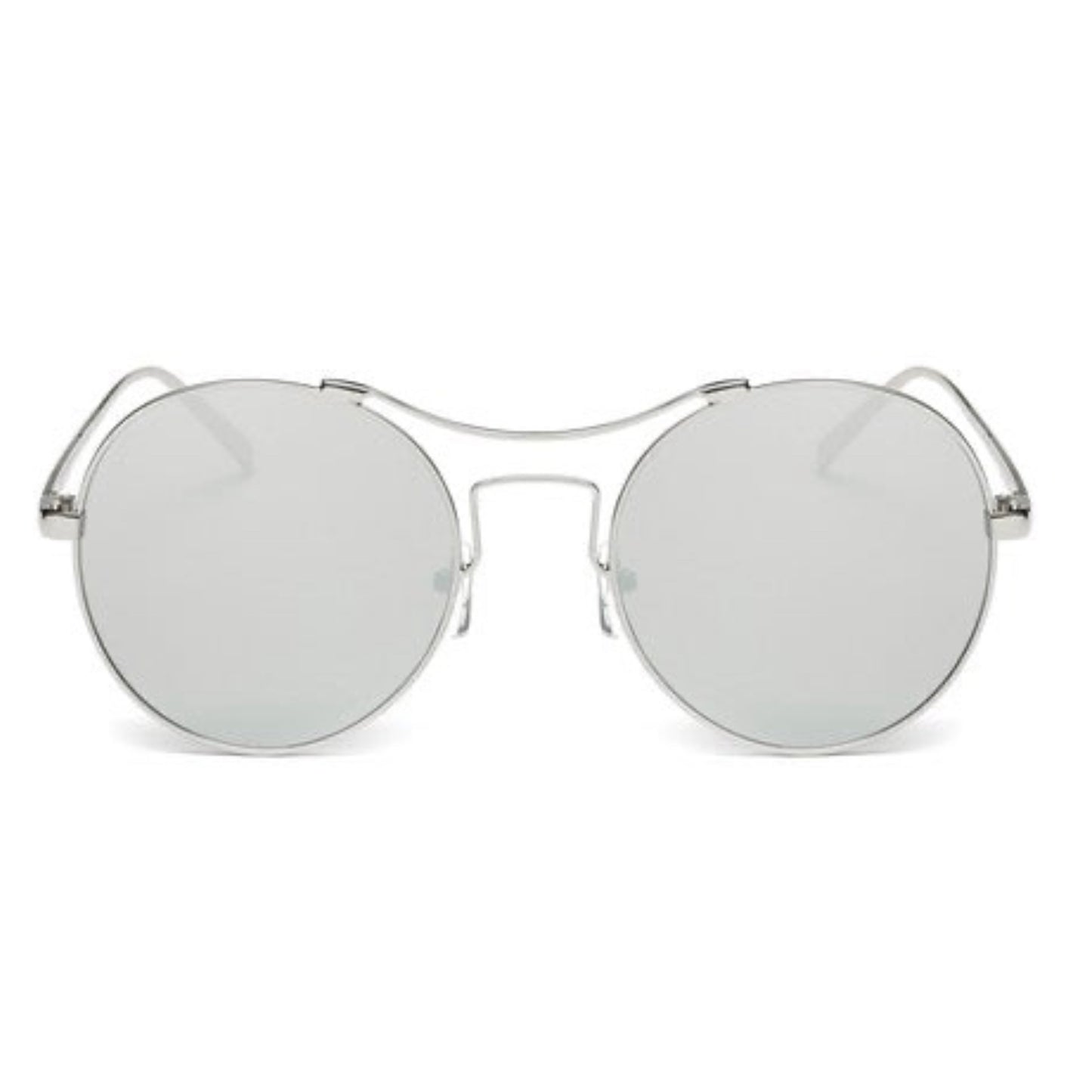 Round Mirrored Sunglasses