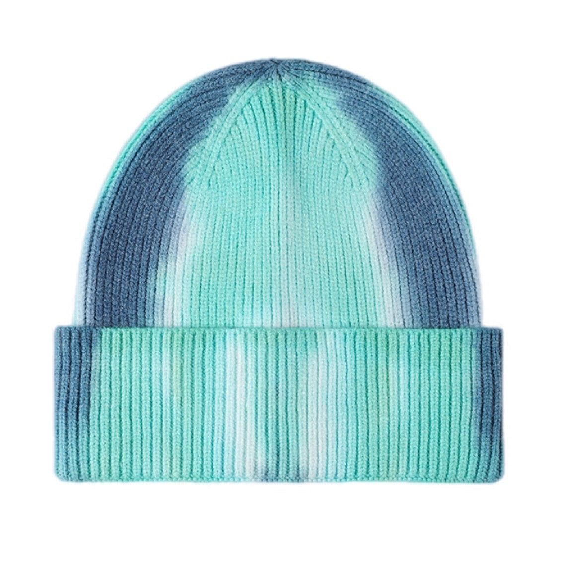 Tie-Dye Cuffed Knit Beanie