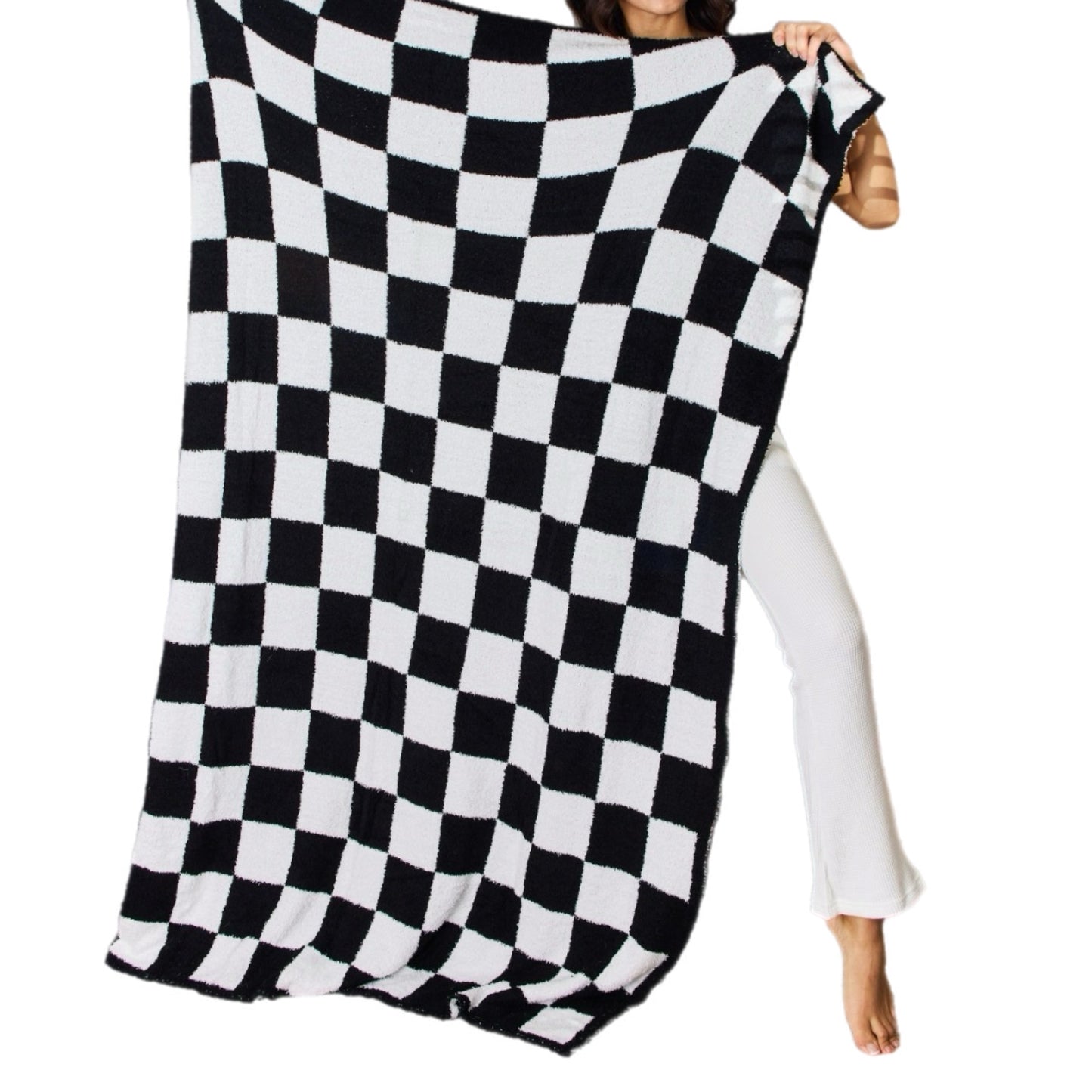 Checkered Decorative Throw Blanket