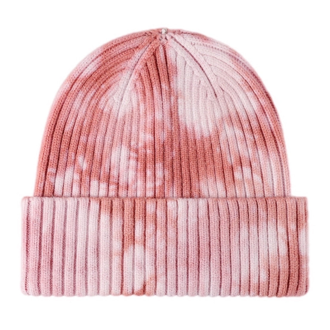 Tie-Dye Ribbed Cuffed Beanie