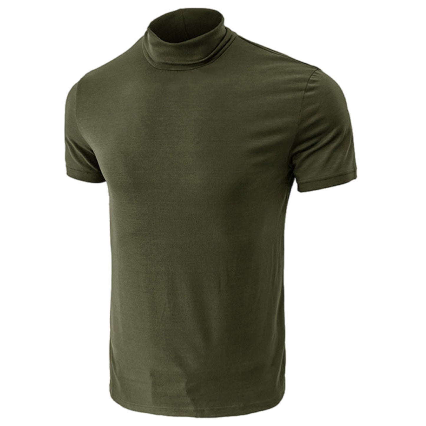 Turtleneck Short Sleeve Shirt