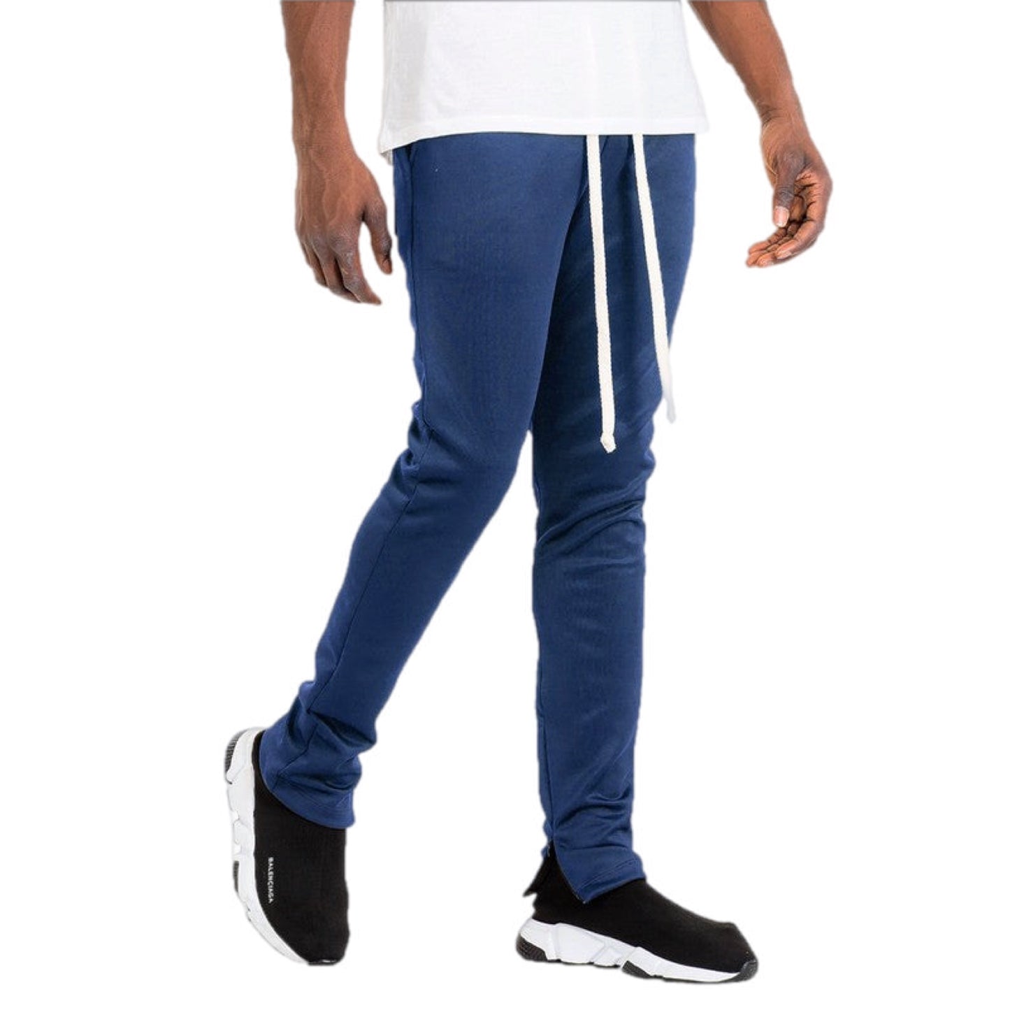 Zipper Ankle Basic Track Pants