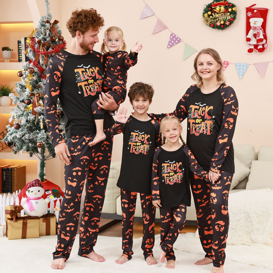 Halloween Parent-Child Pajama Set