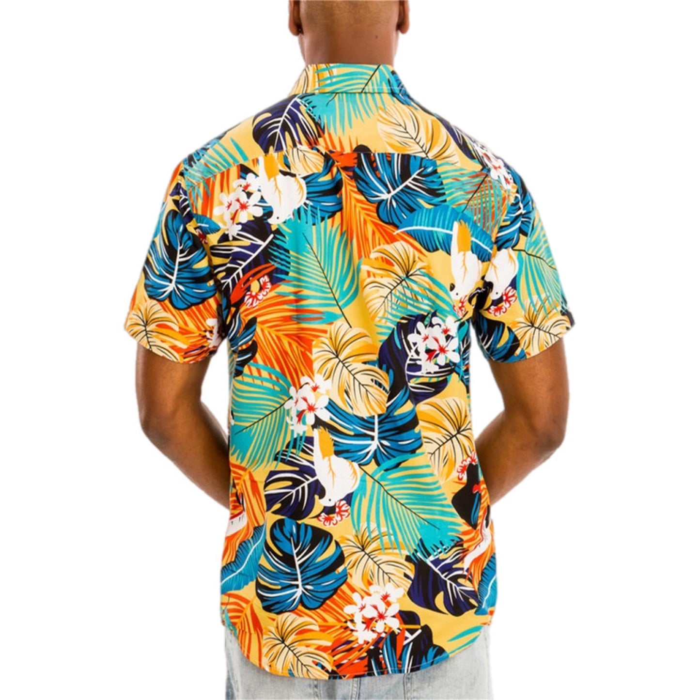 Tropical Breeze Button-Up Shirt