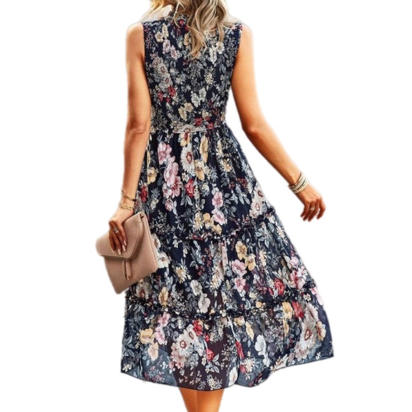 Floral Ruffled Dress