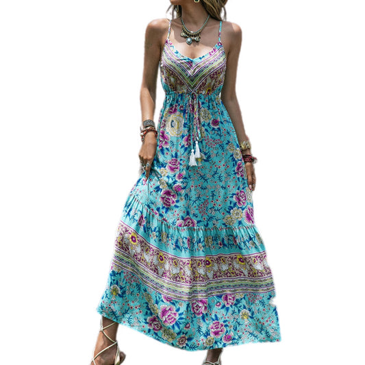 Boho Rhapsody Tiered Maxi Dress