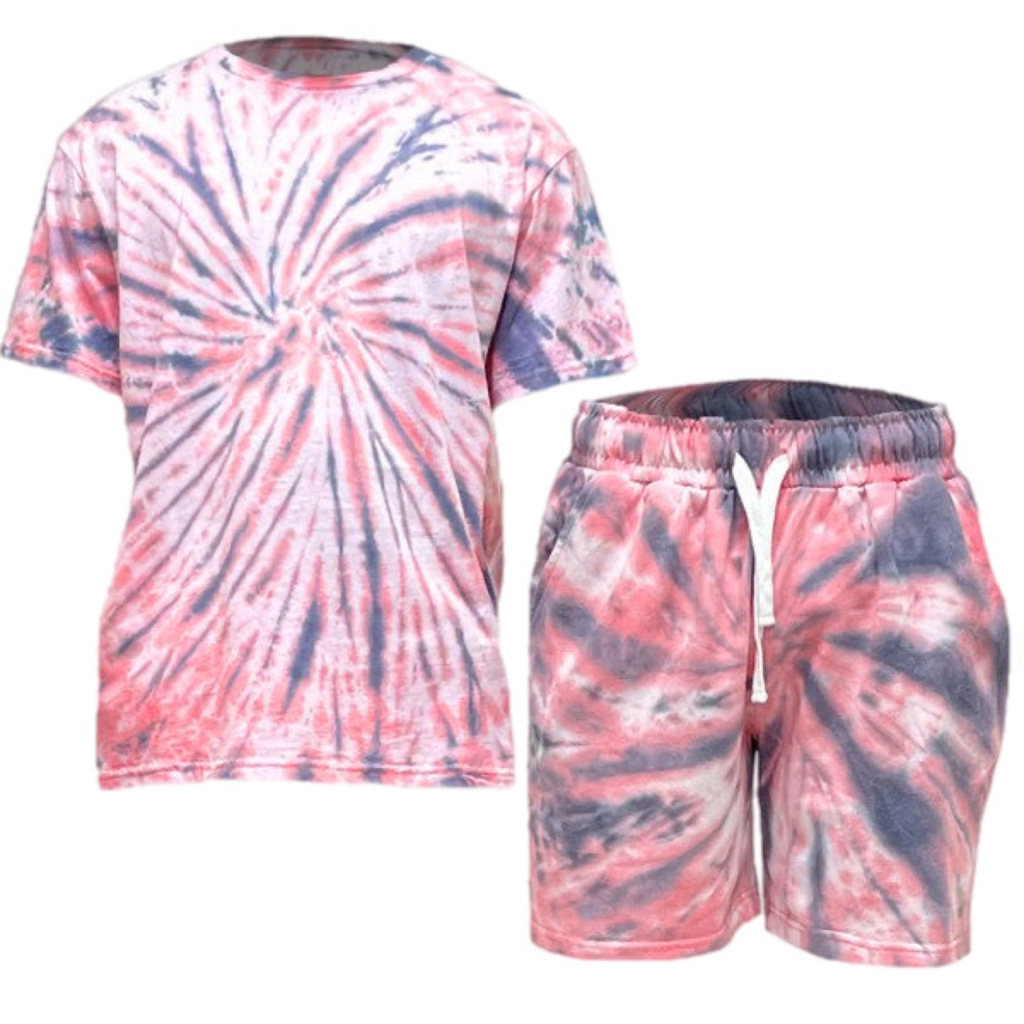 Groovy Vibes Tie-Dye Shirt and Short Set