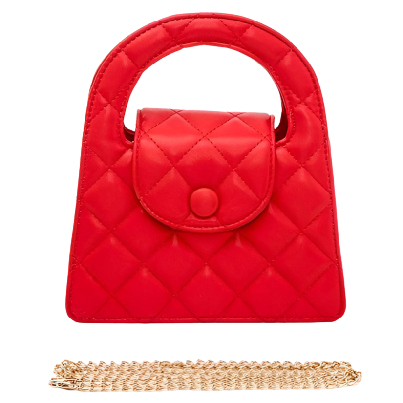 Convertible Quilted Clutch  Bag