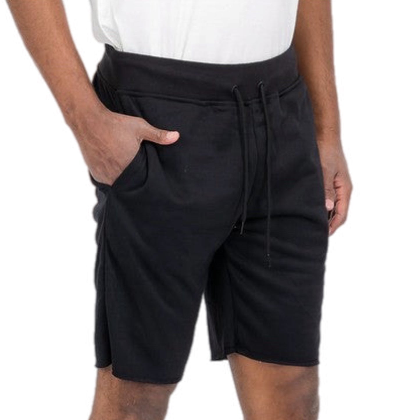 Casual Drawstring Fleece Shorts