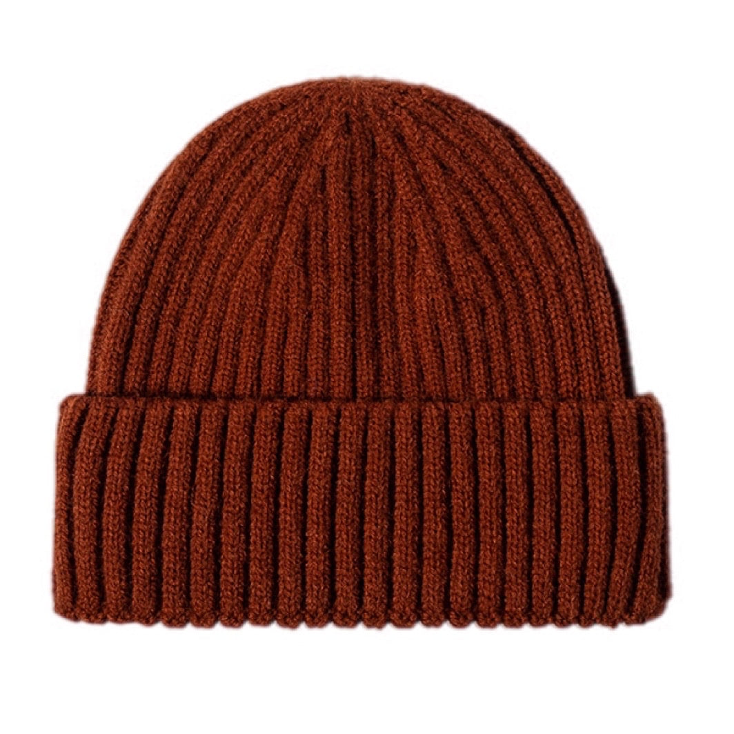 Rib-Knit Cuff Beanie