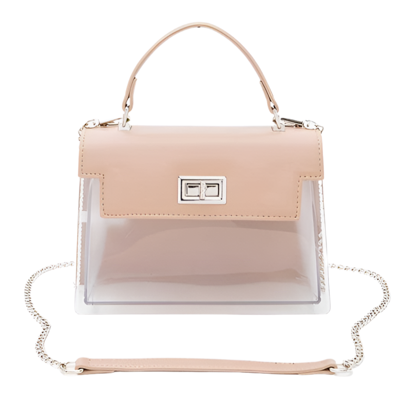 Two Tone Transparent Bag