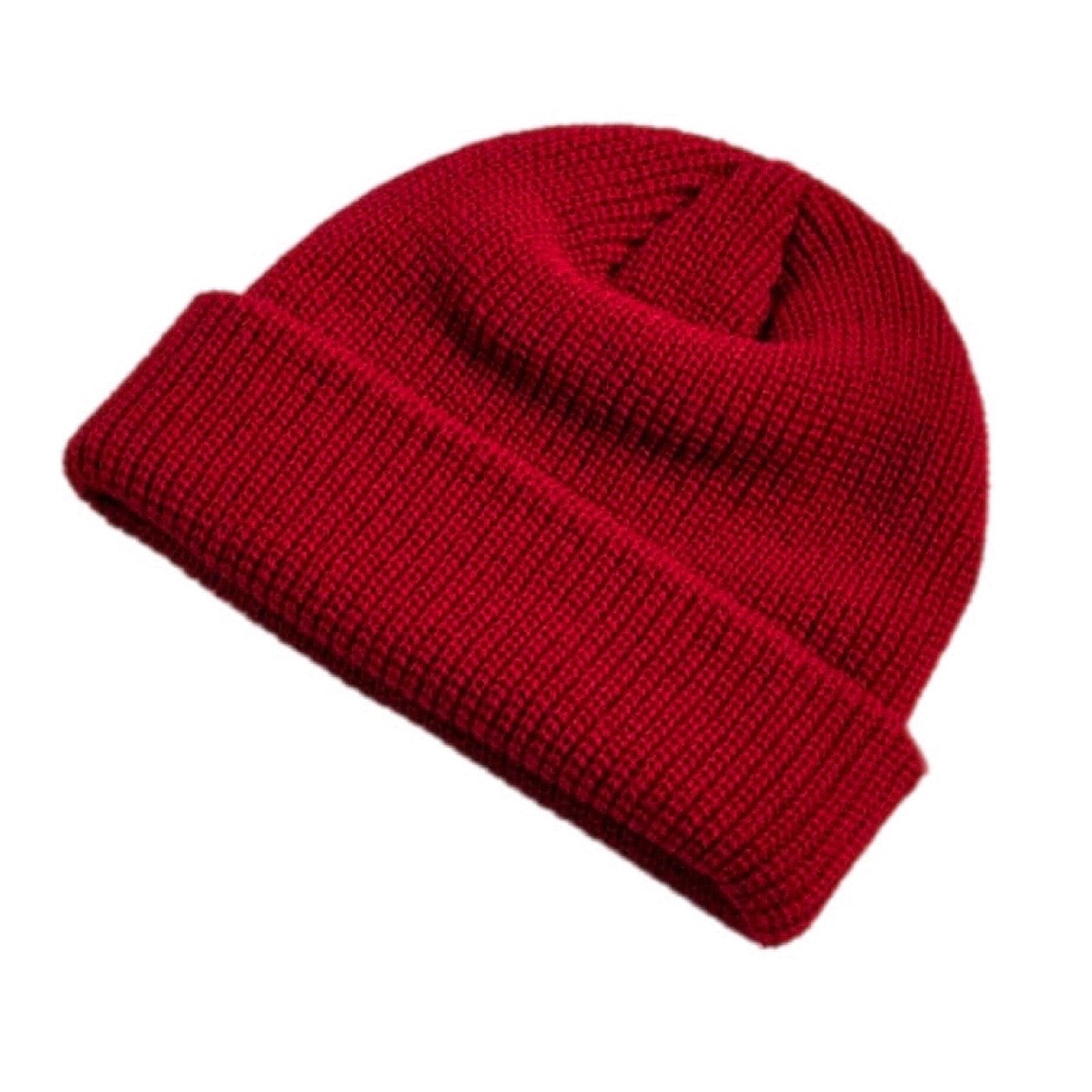 Rib-Knit Cuff Beanie