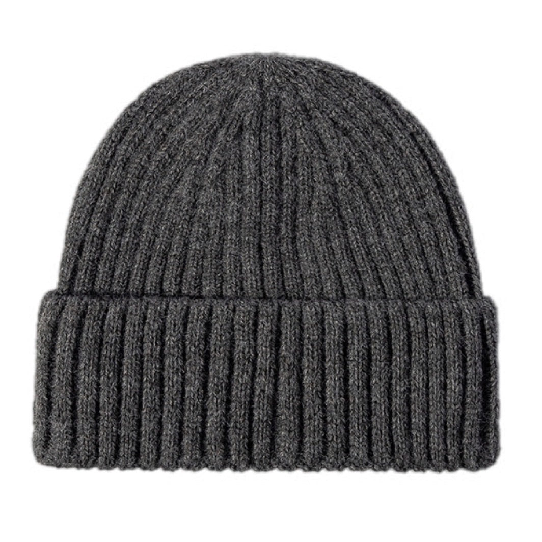 Rib-Knit Cuff Beanie