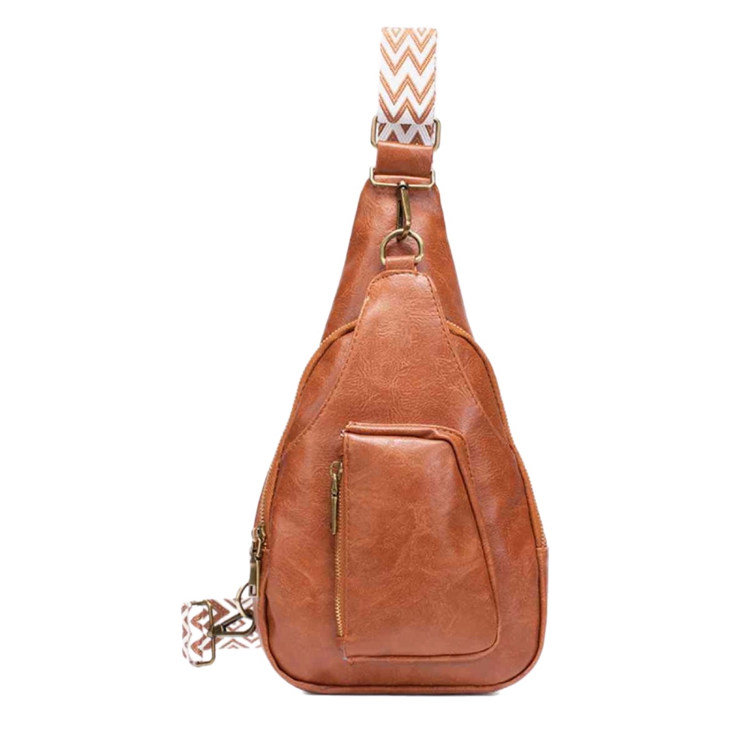 Vegan Leather Crossbody Bag