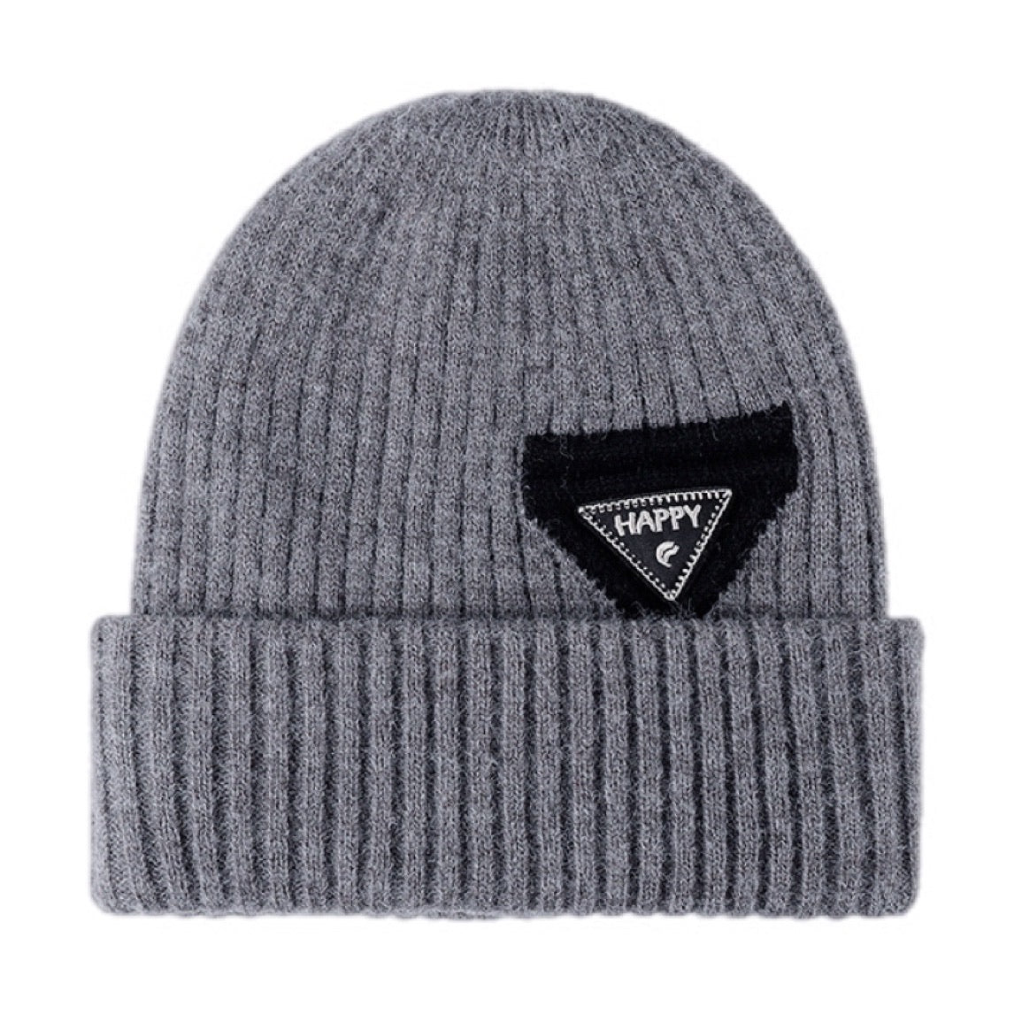 HAPPY Patch Beanie