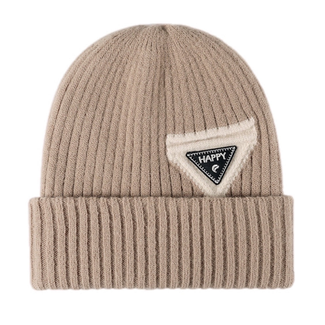 HAPPY Patch Beanie