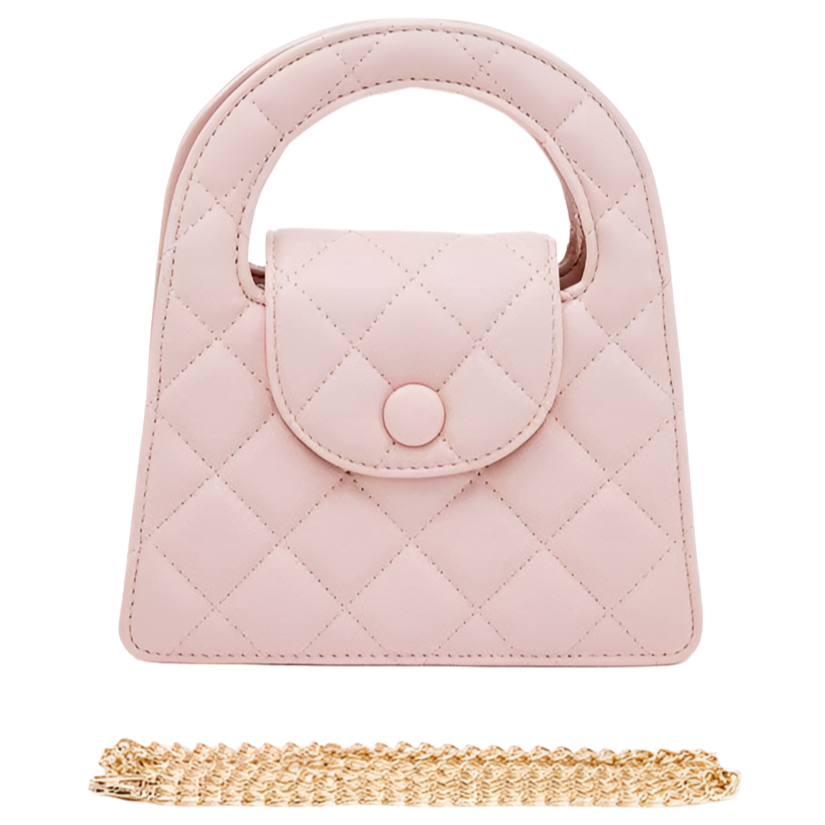 Convertible Quilted Clutch  Bag