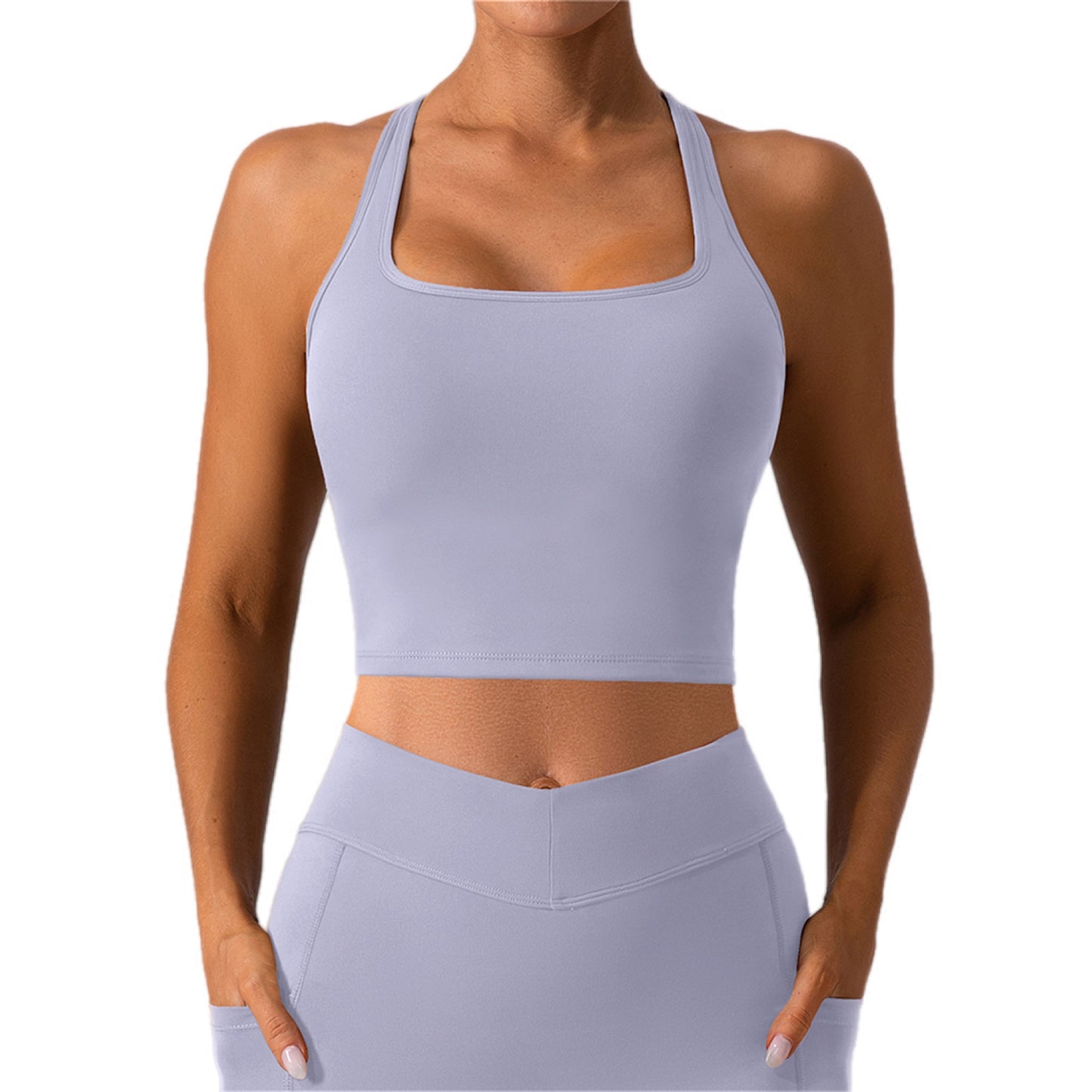 Activewear Racerback Cropped Tank