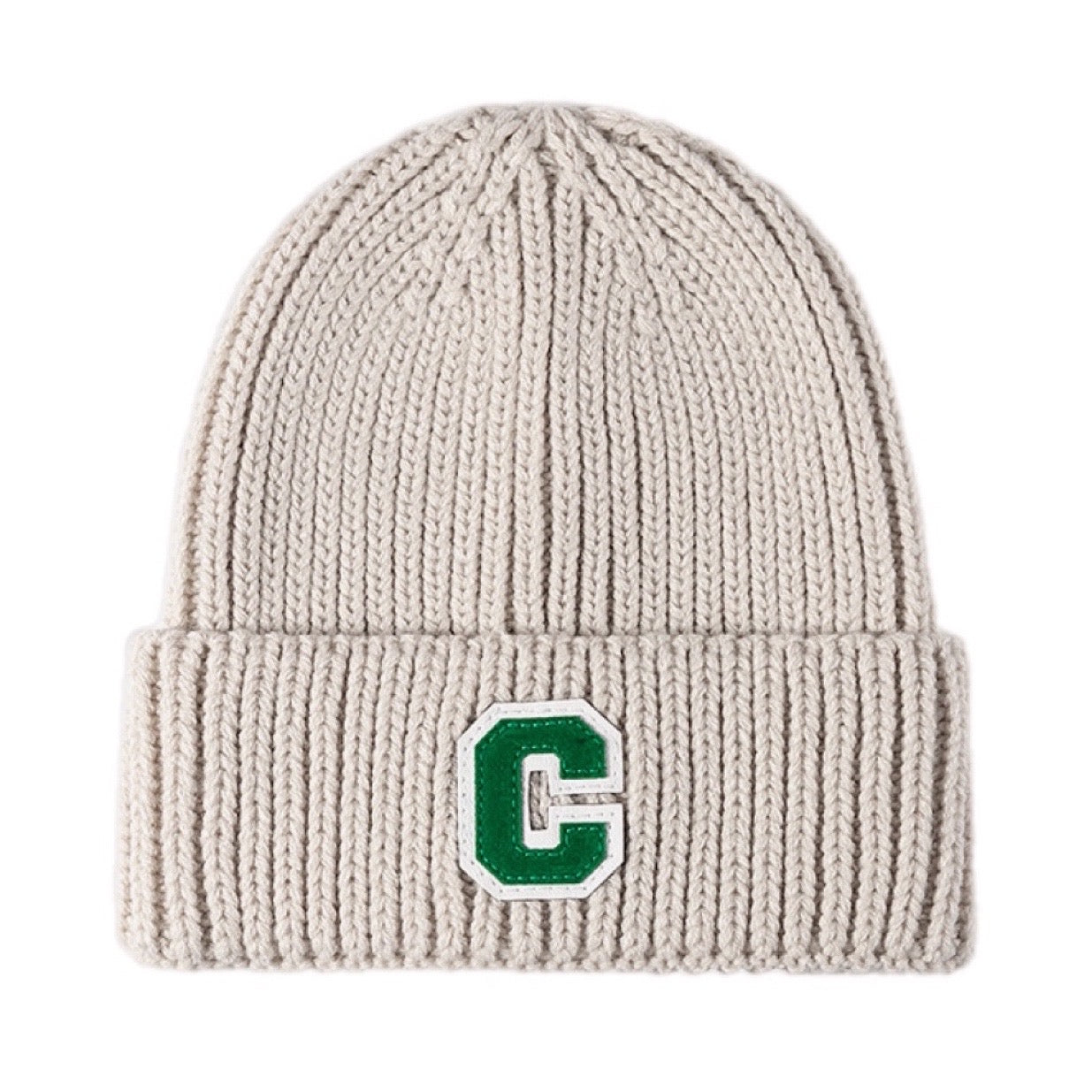 C Patch Cuffed Beanie