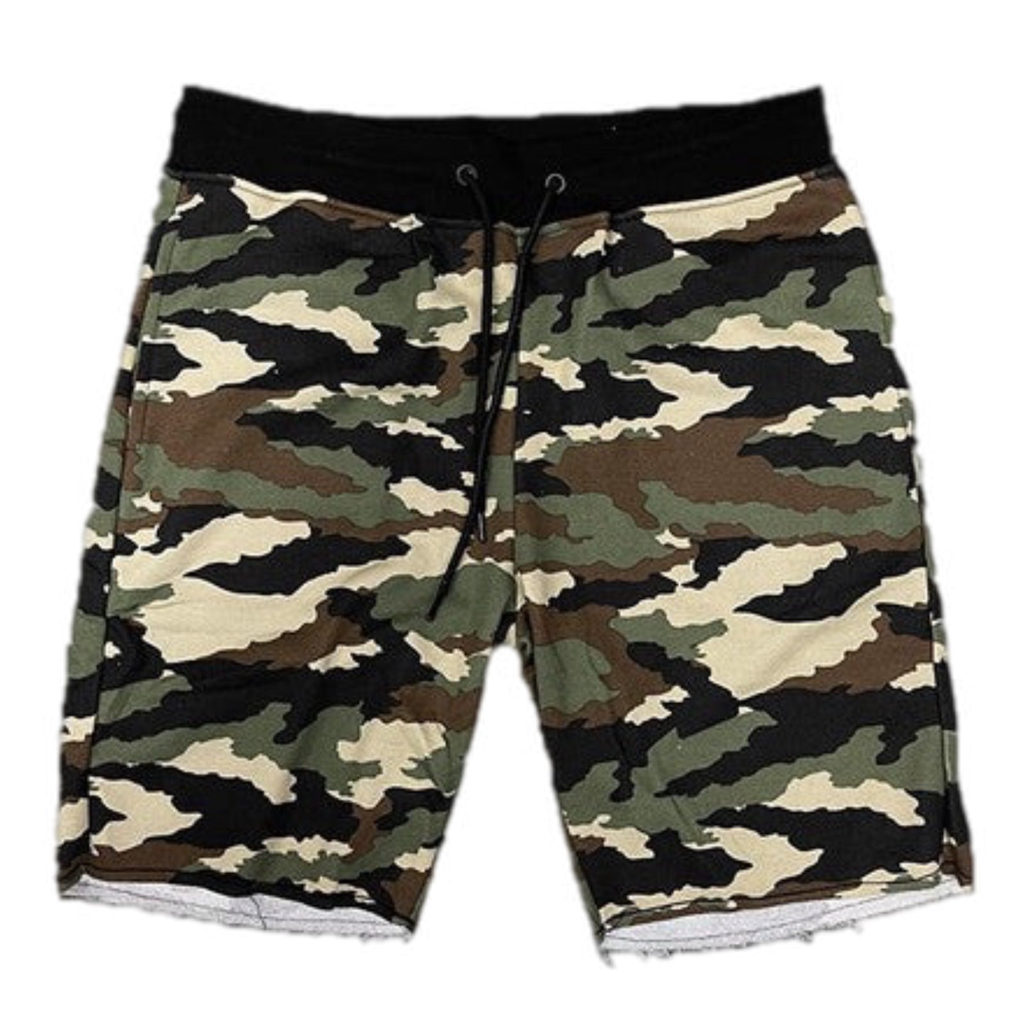 Casual Drawstring Fleece Shorts