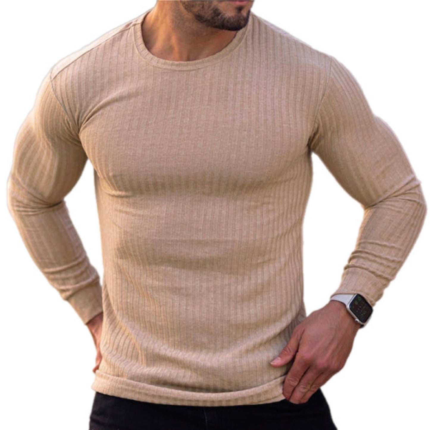 Round Neck Long Sleeve Shirt