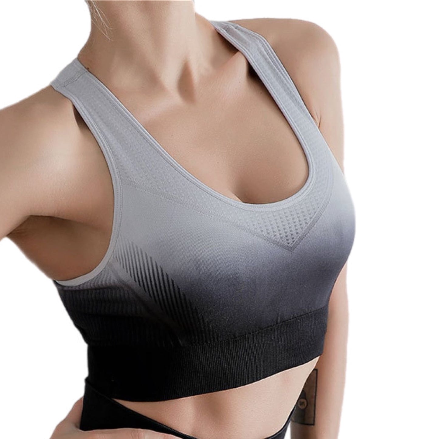 Gradient Racerback Performance Sports Bra