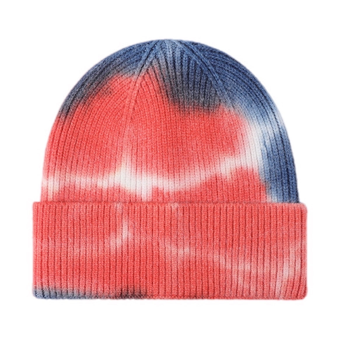 Tie-Dye Cuffed Knit Beanie