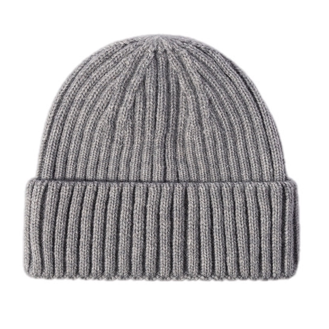 Rib-Knit Cuff Beanie