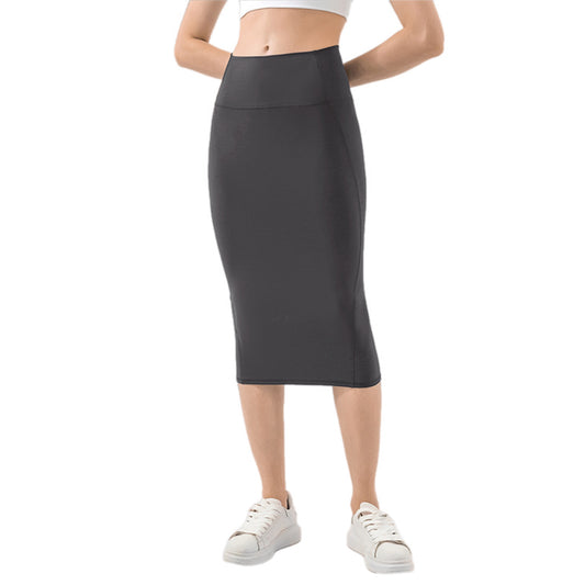 Athletic Elegance Midi Skirt