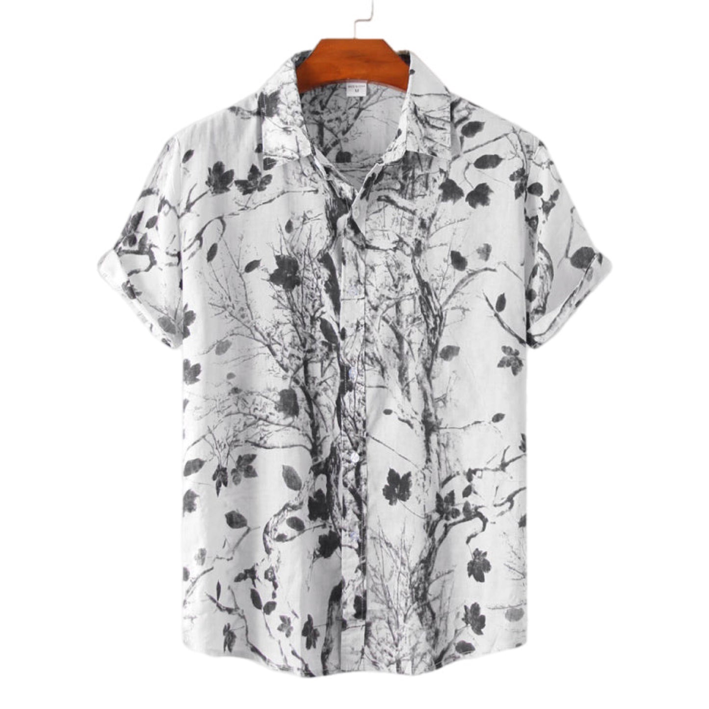 Floral Button Up Short Sleeve Shirt