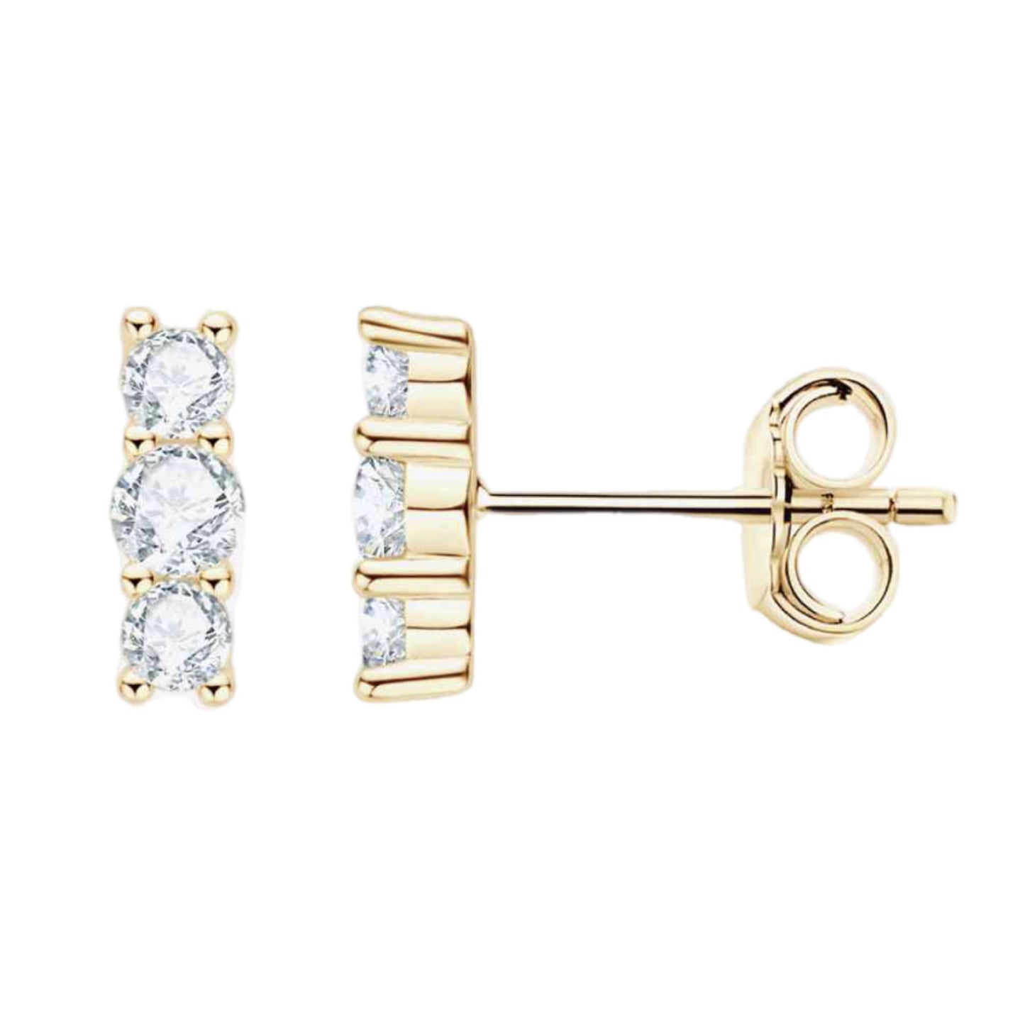 Moissanite Stud Earrings