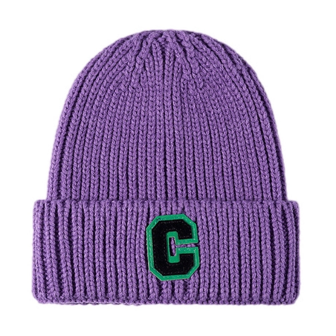 C Patch Cuffed Beanie