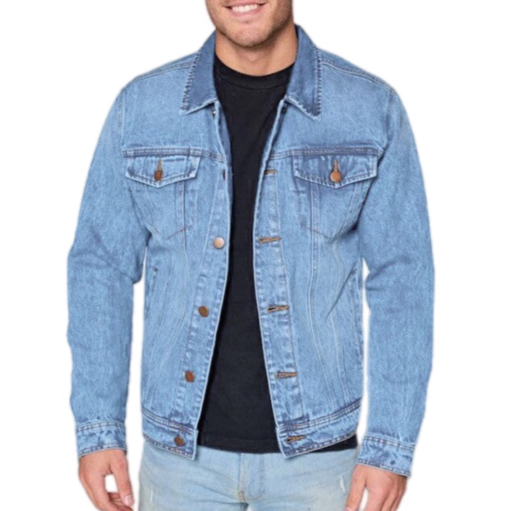 Big & Tall Stretch Denim Jacket