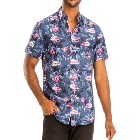 Big & Tall Flamingo Oasis Shirt