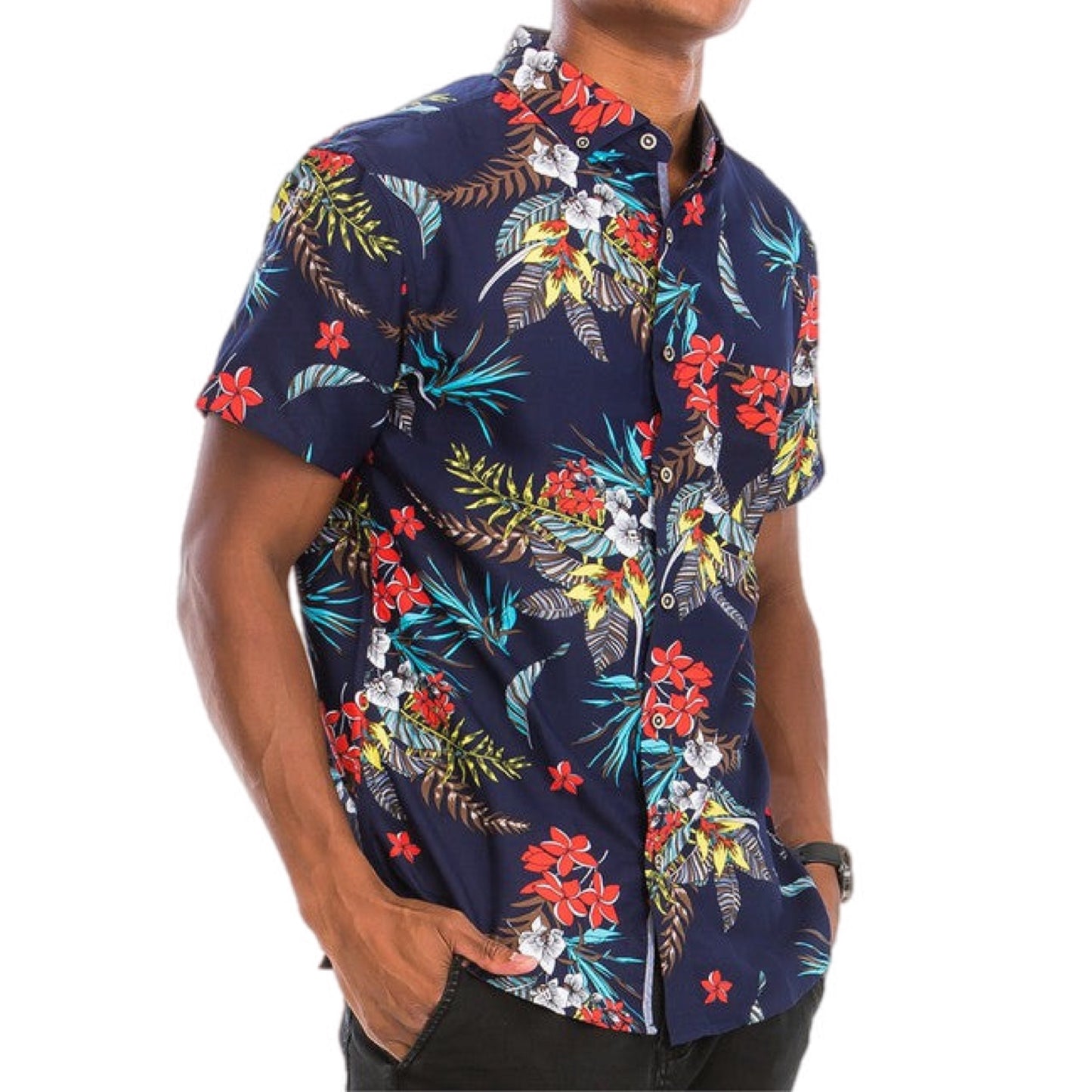 Island Festivities Aloha Button Down