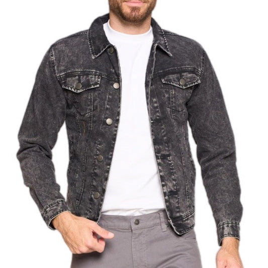 Denim Vintage Black Jacket