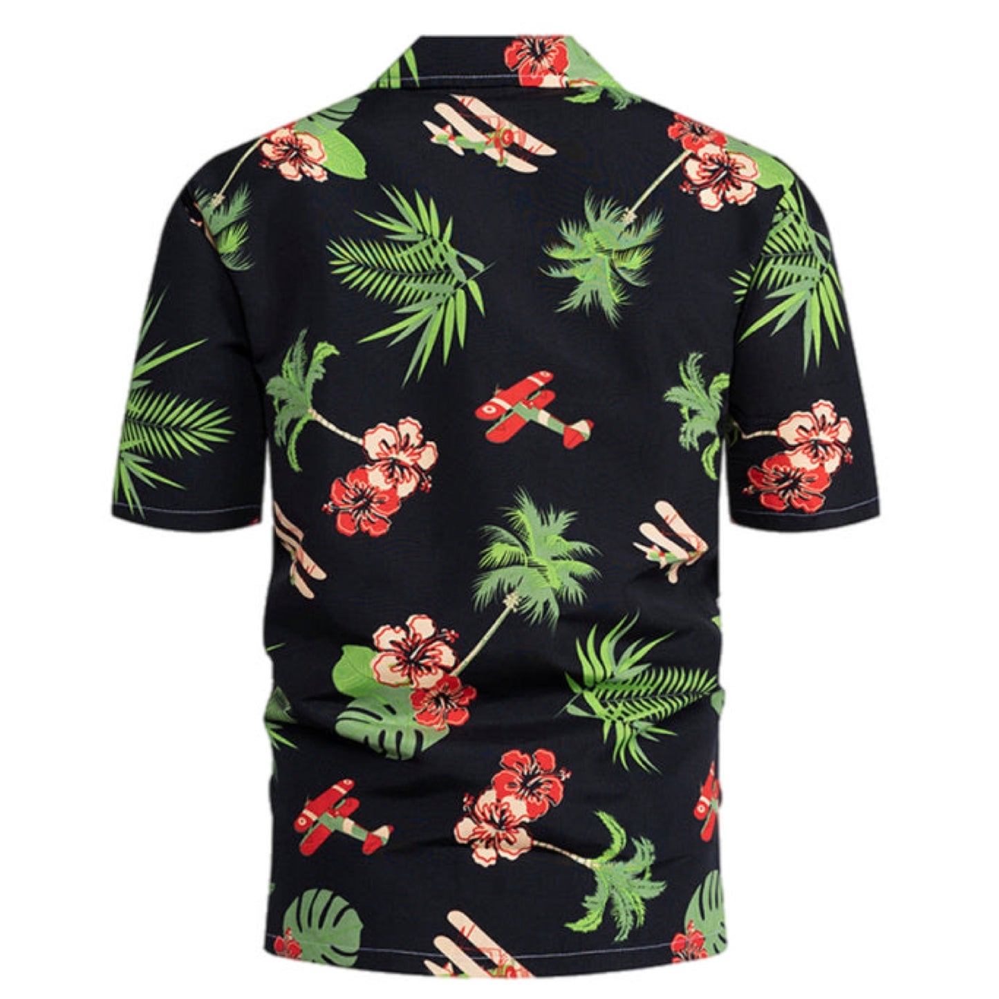 Short Sleeve Button Up Hawaiian Shirt