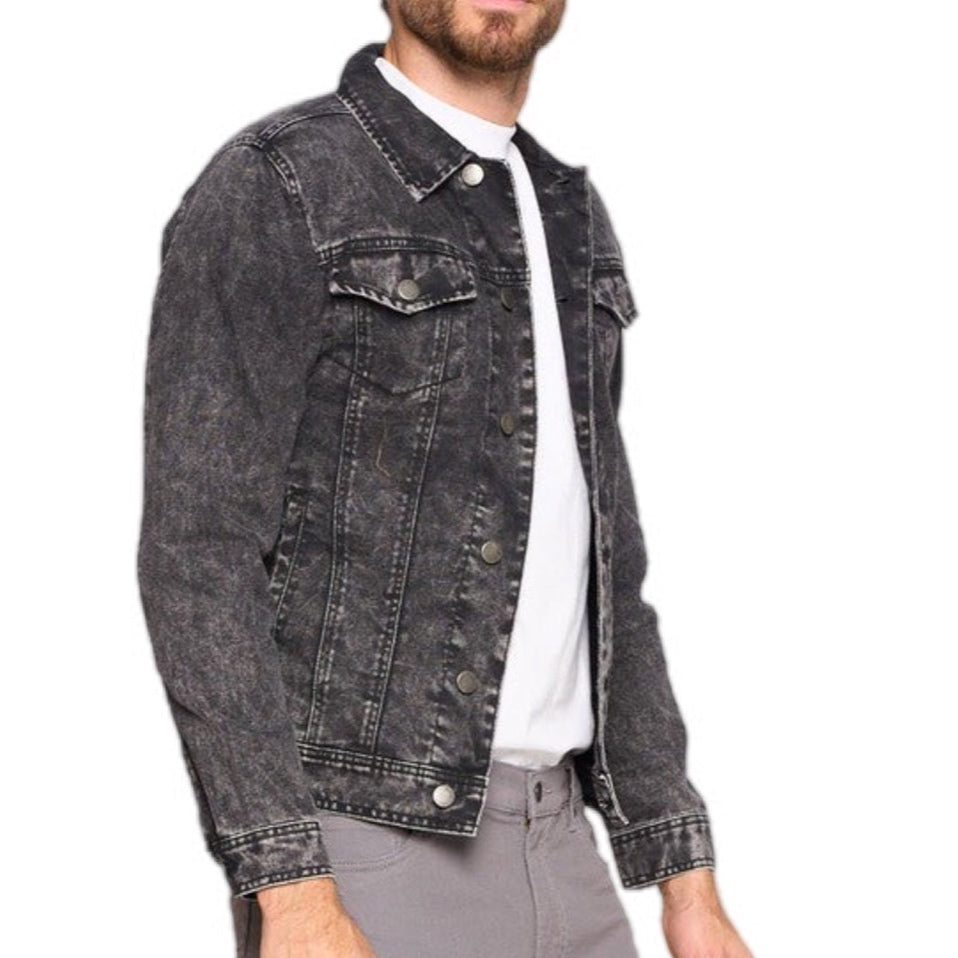 Denim Vintage Black Jacket