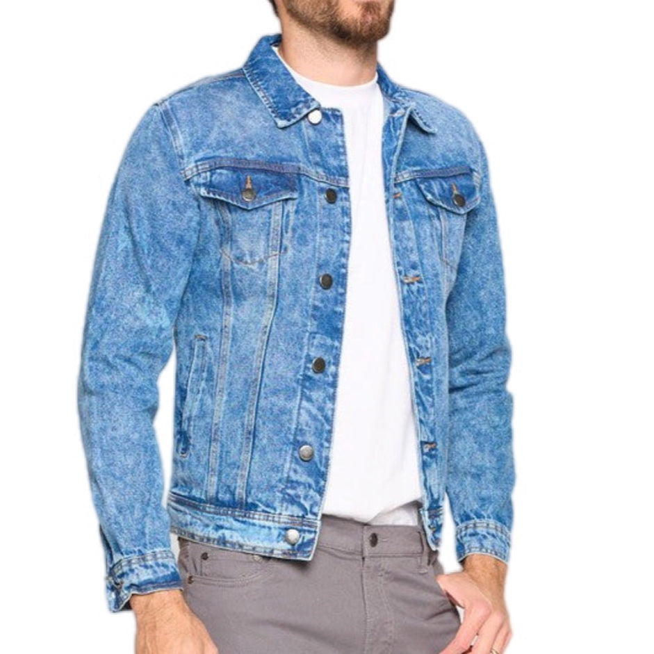 Big & Tall Stretch Denim Jacket