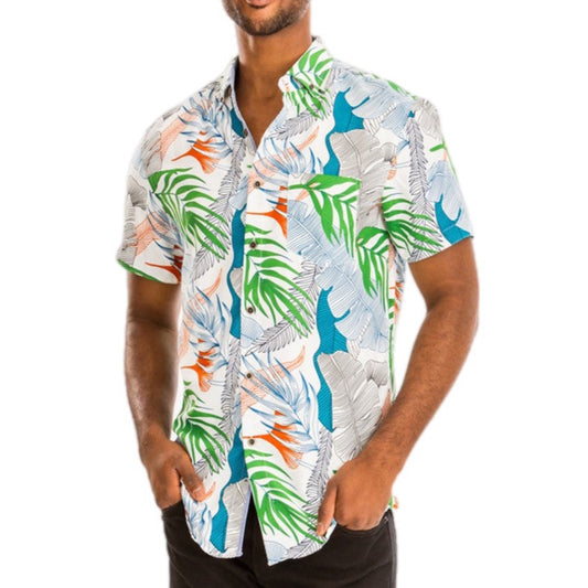 Safari Escape Leaf Print Shirt