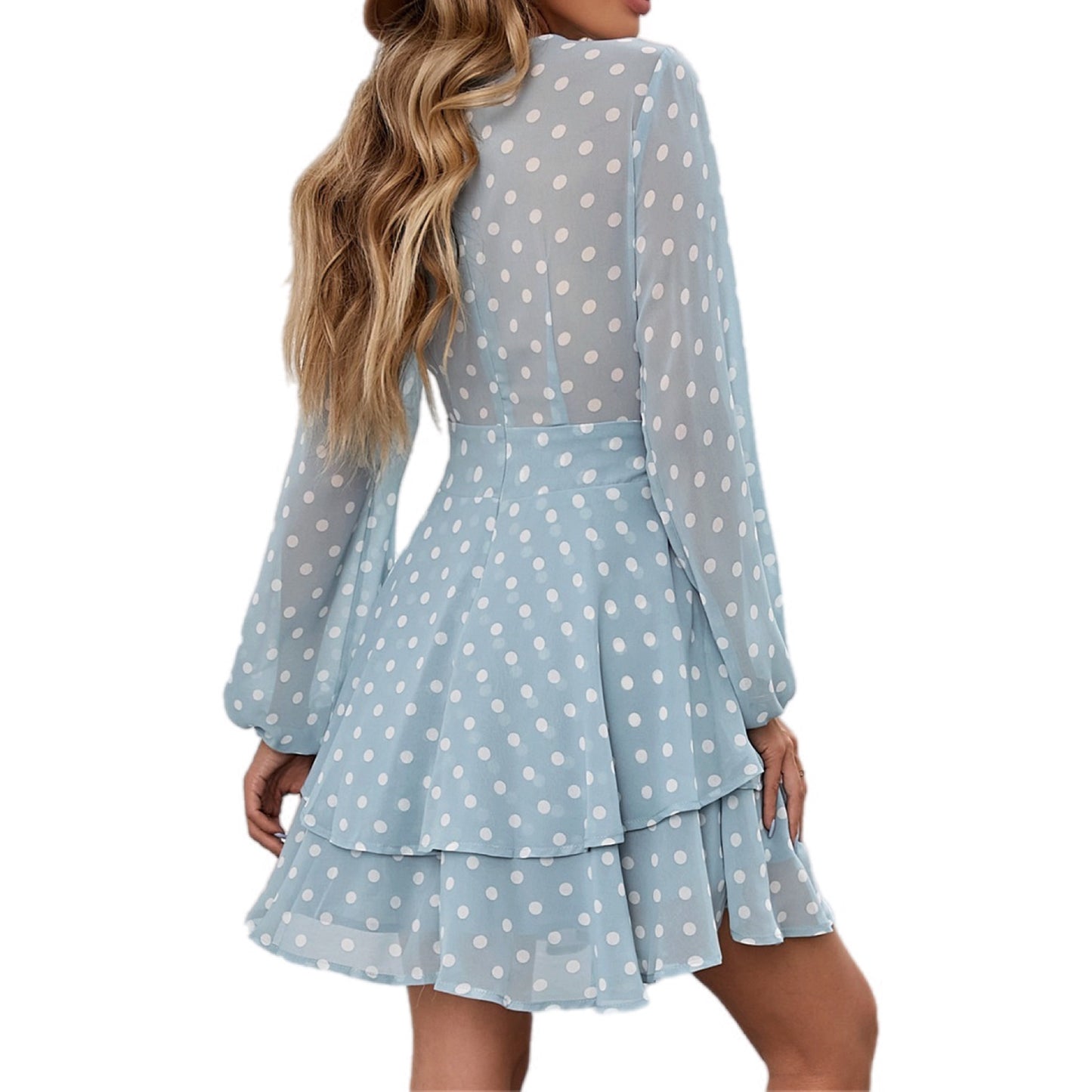 Polka Dot Wrap Dress