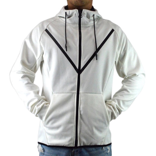 Sleek Zip-Up Hoodie Track Jacket