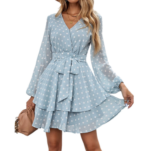 Polka Dot Wrap Dress