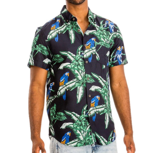 Tropical Parrot Paradise Shirt